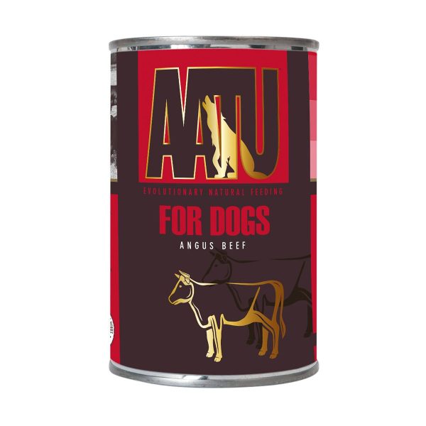 pâtée chien boeuf angus AATU sans céréales et gluten free